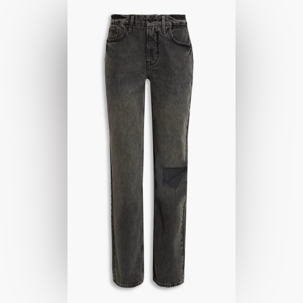 GOOD AMERICAN
Faded distressed boyfriend jeans size 8/29